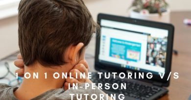 1 on 1 Online tutoring v/s in-person tutoring