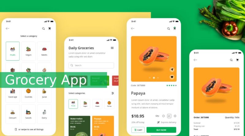 Grocery App Design and Development