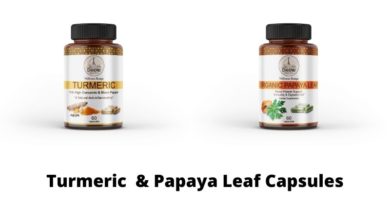 Turmeric & Papaya Leaf Capsules