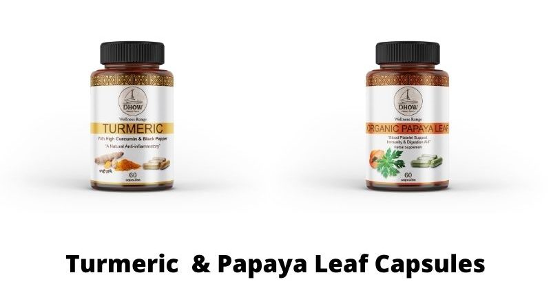 Turmeric & Papaya Leaf Capsules
