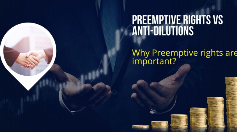 difference between preemptive rights and anti-dilution