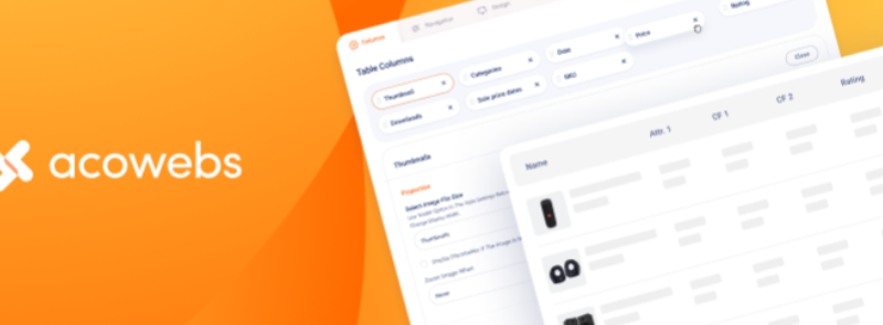 woocommerce product table