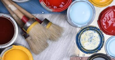 paint stains out floor covering