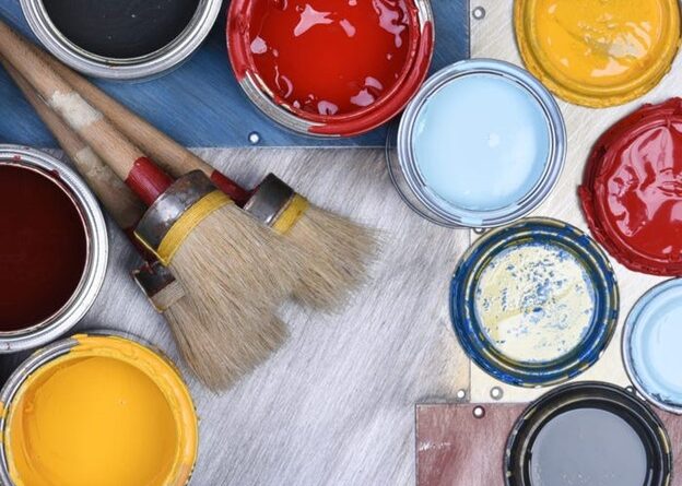 paint stains out floor covering