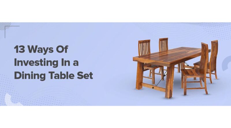 Dining table set