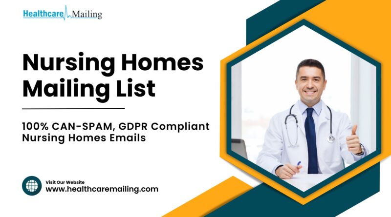 nursing homes mailing list