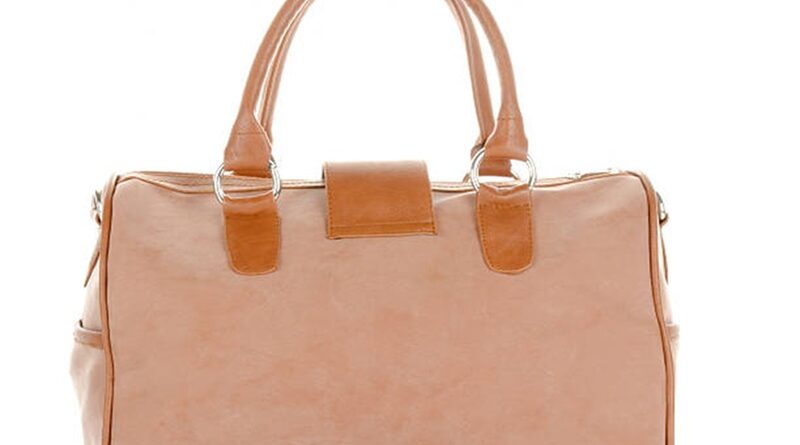 Suede Tan Leather Bag
